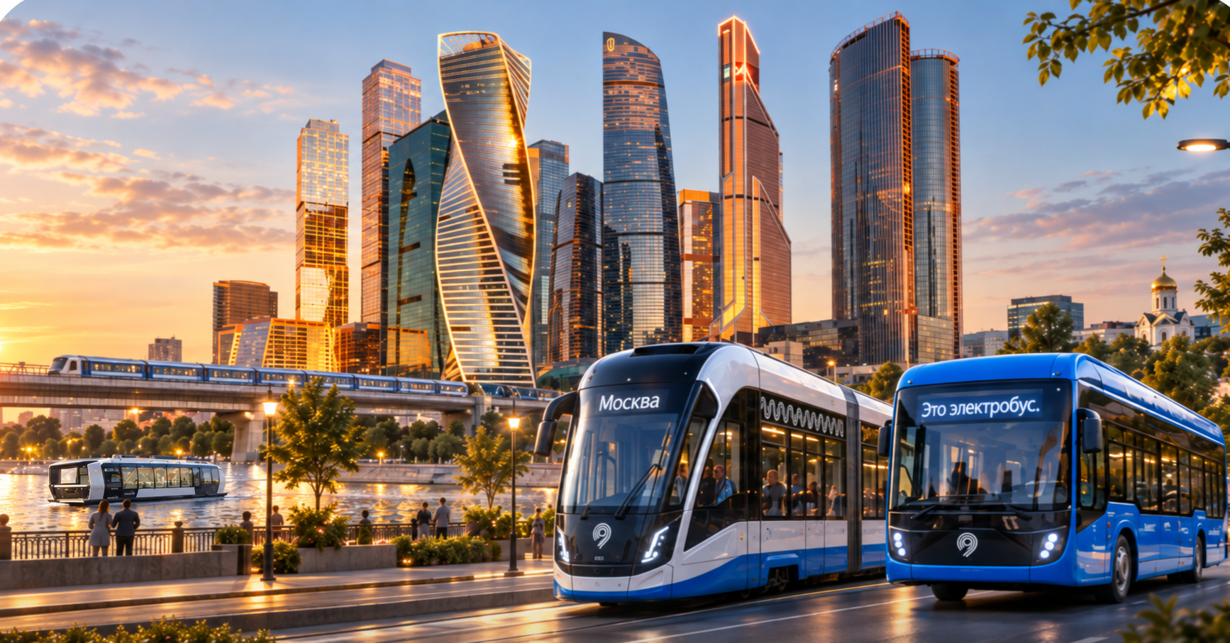 Москва-Сити и новые транспортные решения